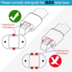 G23 LED bulb base identification and socket compatibility guide