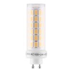 GU6.5 8W LED bulb on white background