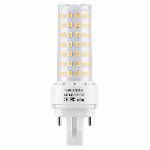 GX23-2 10W LED plug-in bulb on white background