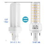 GX23-2 10W LED bulb replacement for 13W and 18W CFL plug-in lamps