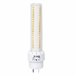 PG12-1 12W LED bulb on white background