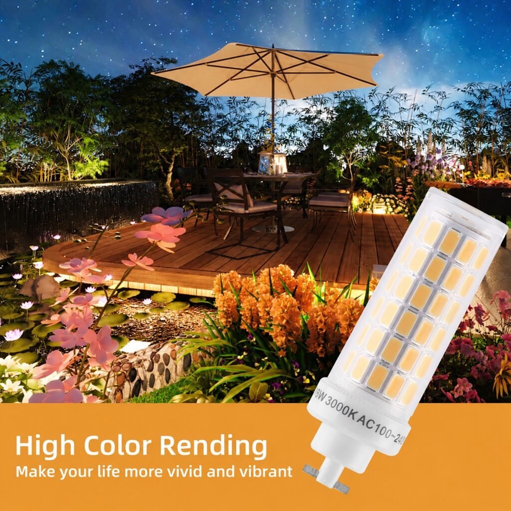 PGJ5 8W LED bulb used in outdoor garden lighting