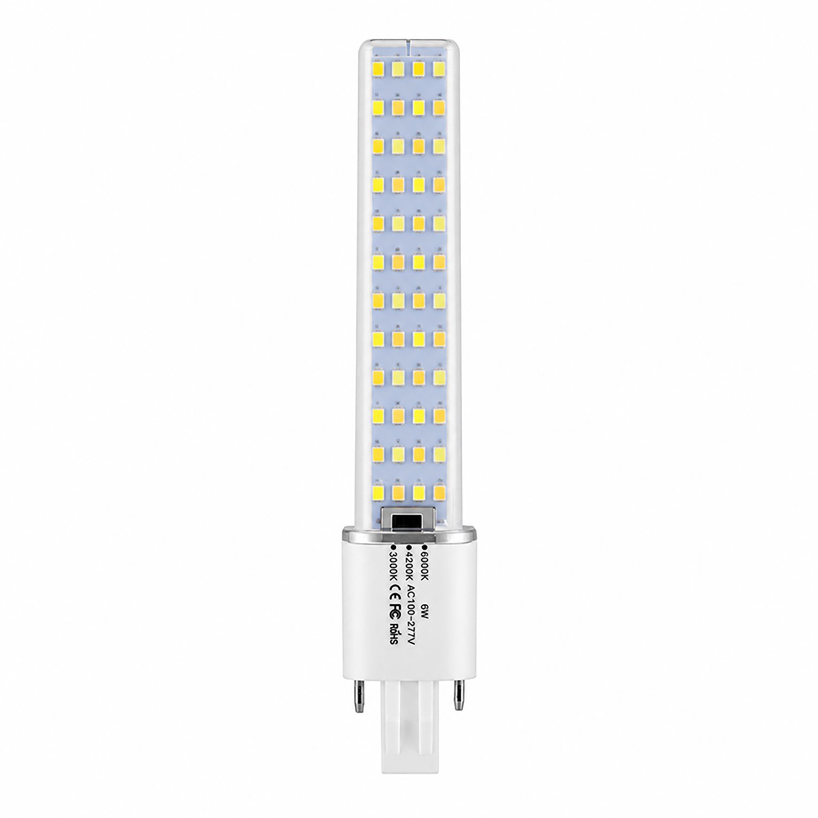 GX23 6W 3CCT LED Bulb Replacement for 13W CFL