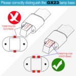 GX23 LED bulb base identification and socket compatibility guide